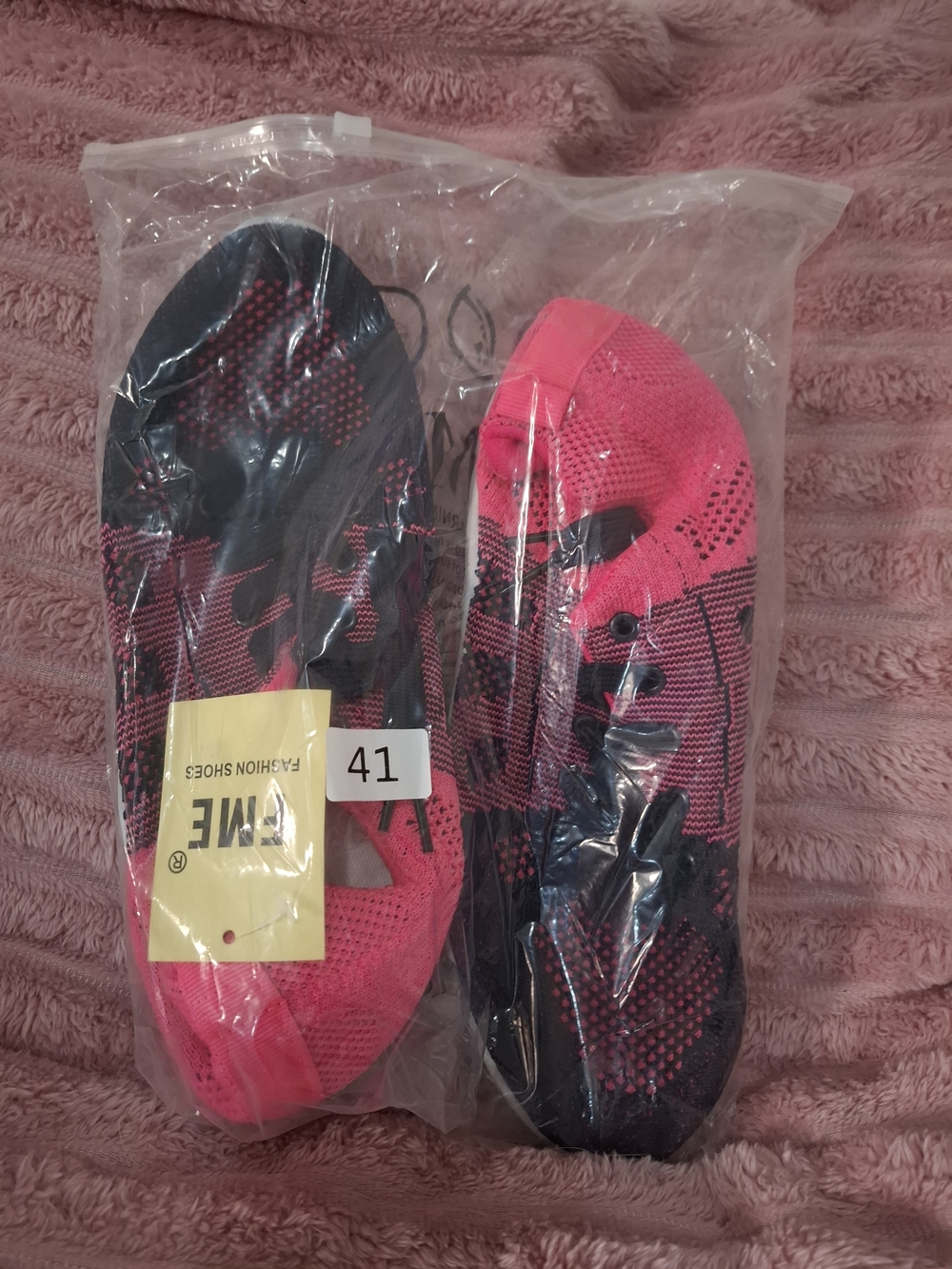 ME Makeover Essentials Women's Pink and Navy Athletic Sneakers - Picture 7 of 8